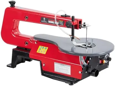 Variable Speed Scroll Saw 16-Inch With Extra-Large Adjustable Tilting Work Table for Woodworking