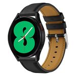 Syxinn 20mm Leather Strap for Samsung Galaxy Watch 4/4 Classic 46mm 42mm Strap, Galaxy Watch 7/Watch 6/Watch 5/5 Pro Straps,Galaxy Watch Active 2 40mm 44mm Band Bracelet for Watch 3 41mm for Women Men