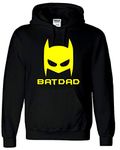 Bat Dad Adults Hoodie (2 X-Large) Black