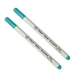 Aakriti Disappearing Extra Fine Ink Pen Water Soluble Pens Fabric Markers Pens, Water Erasable Pens For Sewing Art Diy Tracing Embroidery Supplies (2 Pcs)