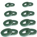 2 x Oasis Foam Rings with Plastic Backed Naylorbase Wreath Ring - 10" 12" 14" (24" Oasis Ring x 2 - Foam Back)