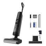 dreame H12S Wet Dry Vacuum Cleaner, Cordless Vacuum Mop All in One for Hard Floors, Edge Cleaning with Dirt Detection, Hot Air Drying, Smart Floor Cleaner Great for Sticky Messes on Multi-Surfaces