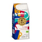 Lavazza, iTierra! For Cuba, Organic Coffee Beans, Ideal for Espresso Coffee Machines, with Aromatic Notes of Chocolate and Dried Fruits, Arabica and Robusta, Intensity 7/10, Medium Roasting, 500 g