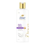 Dove Daily Shine Shampoo 340 ml|| For Dry and Damaged|| Strengthening Shampoo Gives Smooth and Strong Hair - Mild for Men & Women