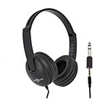 Gear4music Junior Headphones for Kids On Ear Wired Black