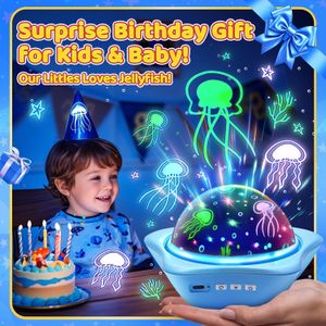 One Fire Star Projector Night Light – LED Galaxy Room Lamp