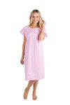 Gownies - Designer Hospital Patient Gown, 100% Cotton, Hospital Stay, Molly, Large-X-Large