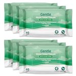 by Amazon Gentle Moist Toilet Tissues with Aloe Vera, Flushable, 240 Count (6 Packs of 40 sheets) (Previously Presto!)