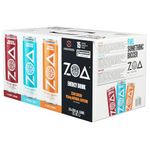 ZOA Zero Sugar Energy Drinks, Variety Pack - 355ml (Pack of 15)