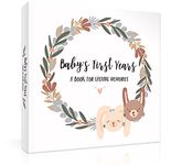 Beautiful Baby Memory Book for Modern Families - First 5 Years Gender Neutral Journal Records All Your Baby Girl or Boy's Milestones - Scrapbook/Keepsake Album To Collect Photos and Precious Memories