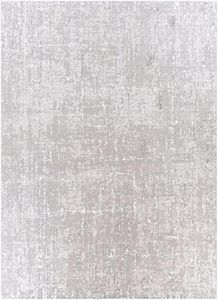 BoutiqueRugs Gray Abstract Contemporary 12x16 Large Area Rug Viscose Off White Cozahome Great Room Open Concept Master Bedroom Large Dining Room Stain Resistant Non-Shedding Pet Friendly