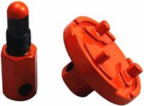 ZPFLL 14mm Chainsaw Clutch Removal Tools, Universal Flywheel Removal Tool Piston Stop Clutch Expander Tools for Husqvarna Stihl Echo 2 Cycle Chain Saw (Orange)