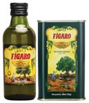 Figaro Olive Oil- Pure Olive Oil 200ml Tin & Figaro Extra Virgin Olive Oil- Cold Extracted- Perfect for Salad, Paratha, Marinade - Imported from Spain- 250m