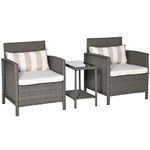 Three Piece Wicker Patio Set