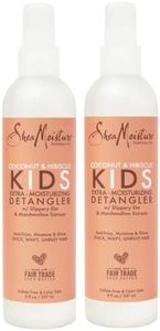 HAIR DETANGLER SPRAY FOR KIDS: Formulated with certified organic coconut oil and shea butter, this detangling spray is the perfect solution for managing your child’s wild, unruly hair.