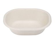 SANWALSA Disposable Hard Paper Bowl, 250ml, Set of 50, Beige