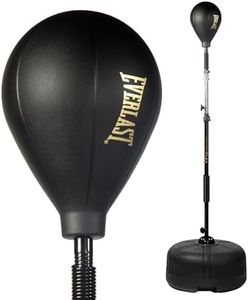 Everlast Elite 2 Hyperflex Freestanding Bag – Superior Construction, Dual Locking Spring, Advanced Target Training, Fillable Base, Easy Setup – Great for Boxing, Cardio, Full Body Workout