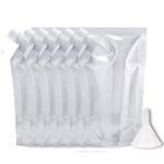 Concealable And Reusable Cruises Liquor Pouches flask kit Sneak flask Alcohol flask drinking flask kit (16OZ-6PCS)