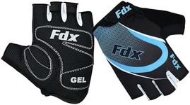 FDX Half Finger Cycling Gloves - Br