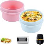 4Pcs Air Fryer Poached Egg Cups, Silicone Egg Poacher Cups Reusable Air Fryer Egg Poacher, Air Fryer Egg Mould Non Stick Baking Cake Molds Bpa Free Ramekins For Air Fryer, Oven, Dishwasher Safe