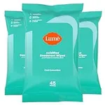 Lume Acidified Deodorant Wipes - 24 Hour Odor Control - Aluminum Free, Baking Soda Free, Skin Safe - 45 Count (Pack of 3) (Cool Cucumber)