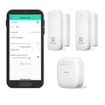 YoLink SpeakerHub & Two Door Sensors Smart Home Starter Kit – Audio Hub Plays Tones/Sounds, Spoken Messages, LoRa-Powered ¼ Mile Range, Compatible with Alexa, Google, IFTTT, WiFi Required