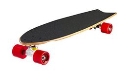 Ridge Skateboards Unisex's Complete 28" Shark Cruiser, Natural/Red, 28 Inch