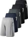 MLYENX Men's Workout Shorts Gym Athletic Running Shorts for Men with Pockets