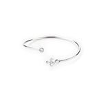 Shaya By Caratlane Walking On Air Leaf Bracelet In 925 Silver For Women