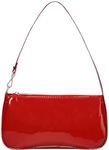 Floerns Women's Retro Classic Shoulder Bag Small Tote Handbag Clutch Purse Red One-Size