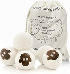 Wool Dryer Balls Organic(Pack of 6 
