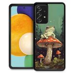 SEized Case Compatible with for Samsung Galaxy A53 5G,Frog Mushroom Phone Case Dustproof Shockproof Protective Case for Samsung Galaxy A53 5G