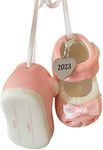 Baby Girl Shoe Personalized Ornamen