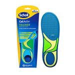 Scholl GelActiv Trainer Insoles for Women, All Day Comfort Running Shoe Insoles, Super Shock Absorption and Springiness with GelWave Technology, UK Size 3.5-7.5