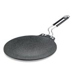 Prestige Durastone Hard Anodised Non-Stick Dosa Tawa 30cm|6 Layers Extra Durable Stone Coating|Stainless Steel Cool Touch Handles|Induction & Gas Compatible|2 Years Warranty