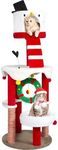 KAMABOKO Christmas Cat Tree, 64.2" 