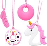 QINREN 4 Pcs Sensory Chew Necklaces