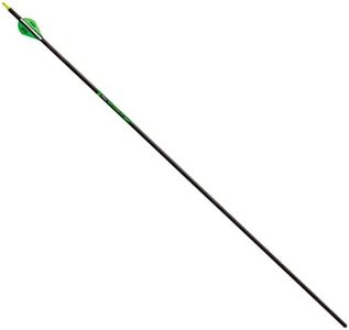 Victory Archery VForce Gamer Arrows with Blazer Vanes (Pack of 6), Black, 350