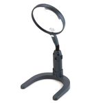 Carson GN-55 MagniLamp LED Lighted Hands-Free or Handheld 2-in-1 2x Magnifier with 3.5x Spot Lens, Silver