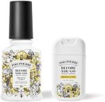 Poo-Pourri Before-you-Go Toilet Spray Bundle, Original Citrus 2 Fl Oz and Original Citrus 1 Fl Oz Pocket Travel Size - Lemon, Bergamot and Lemongrass