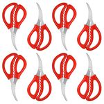 Calary 8Pcs Seafood Scissors Crab Scissors Seafood Shears Multifunctional Crab Leg Crackers and Tools