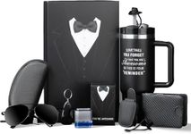 YMing Mens Birthday Gift, Gifts for Him w/Mug, Wallet, Sunglasses Gift for Birthday | Xmas | Valentines | Anniversary | Fathers Day | Retirement, Personalized for Dad, Husband, Boyfriend, Colleague