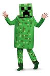 DISGUISE DISK65659K Deluxe Creeper Kids Minecraft Costume, Green, M