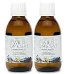 Omega 3 Fish Oil Liquid - Natural Fresh Lemon Flavour with NO Fishy Taste, High Strength DHA/EPA - 400ml Made from Wild Caught Nordic Fish Oil | 3rd Party Tested for Purity - Inner Vitality (2-Pack)