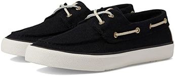 Sperry Mens Bahama II Sneaker, Black, 11