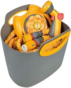 HOZELOCK - Kit Complet d'Arrosage Superhoze City Plus 15 M : Idéal pour Petits Espaces Extérieurs, Balcons, Terrasses, Tuyau Extensible (3x sa Longueur Initiale), Prêt à l'Emploi [100-100-218]