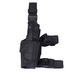 VALINK Outdoor Tactical Leg Holster, Military Adjustable Molle Pistol Thigh Holster,Drop Leg Gun Holster Holders,Pistol Handgun Holster Harness Magazine Pouch for Hunting Shooting Gun Shotgun Bags