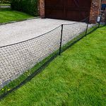 FORTRESS Cricket Ball Stop Net - Garden Ball Stop Net [20m x 1m Post And Net Package]