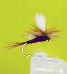 12 Adams Purple Parachute Dry Flies Trout Flies Lure Assortment for Trout Fly Fishing Flies