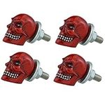 Abfer Skull License Plate Fasteners